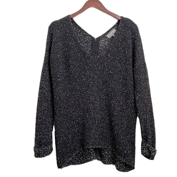 Michael Stars Wool Blend Back Zip Sweater M - Picture 6 of 12